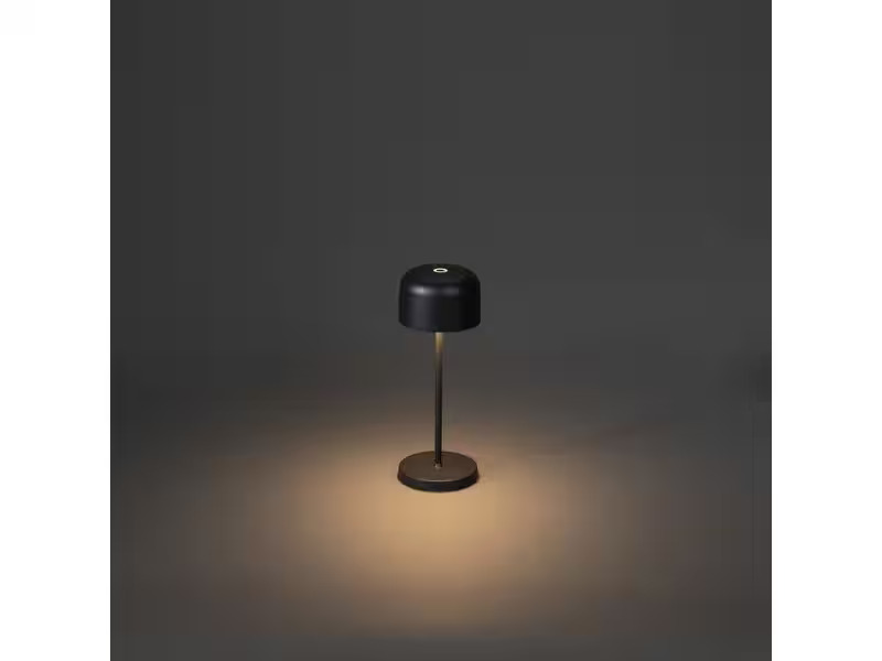 Konstsmide Tischleuchte Lille Mini USB, 2200 / 2700 K, 2.2 W, Schwarz