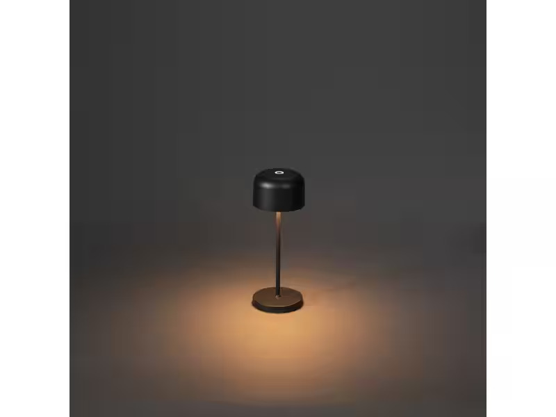 Konstsmide Tischleuchte Lille Mini USB, 2200 / 2700 K, 2.2 W, Schwarz