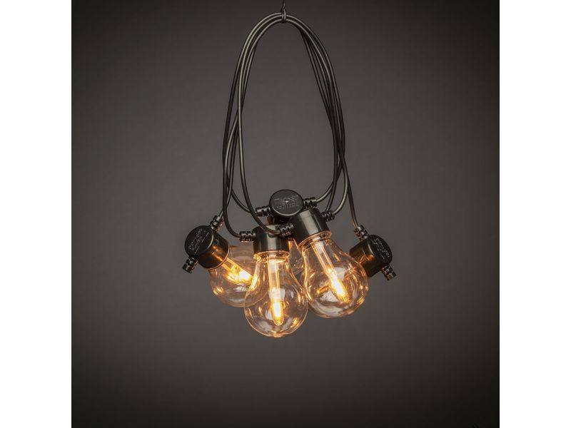 Konstsmide Lichterkette Solar 2341, 10 LEDs, Transparent