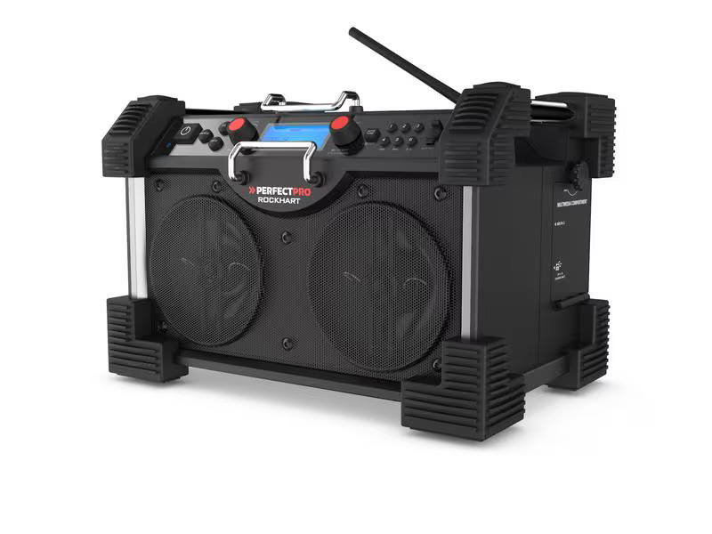 Perfectpro DAB+ Radio ROCKHART Schwarz