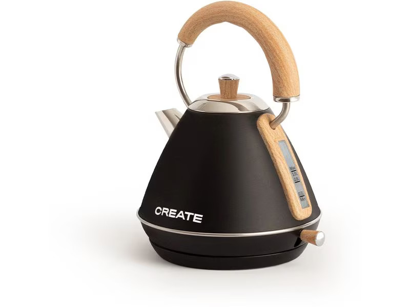 Create Wasserkocher Retro M 1 l, Schwarz