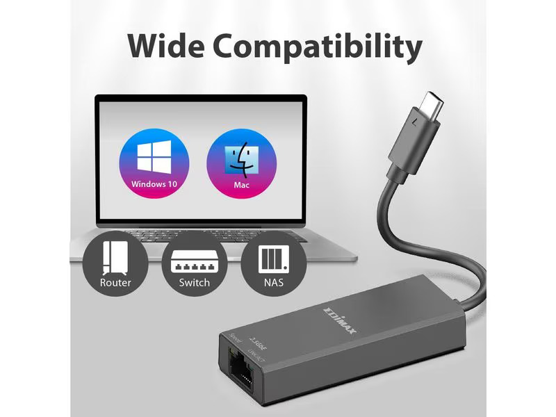 Edimax Netzwerk-Adapter EU-4307 V2 USB 3.1 Typ-C