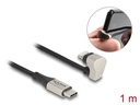Delock USB 2.0-Kabel 180° gewinkelt USB C - Lightning 1 m