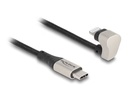 Delock USB 2.0-Kabel 180° gewinkelt USB C - Lightning 1 m