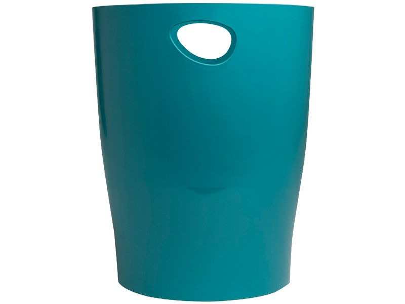 Exacompta Papierkorb Ecobin Skandi 15 L, Pazifikblau