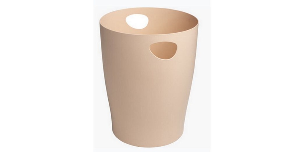 Exacompta Papierkorb Ecobin Skandi 15 L, Hellrosa
