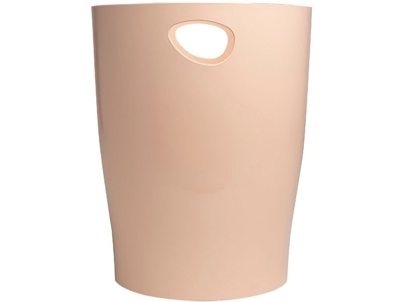 Exacompta Papierkorb Ecobin Skandi 15 L, Hellrosa