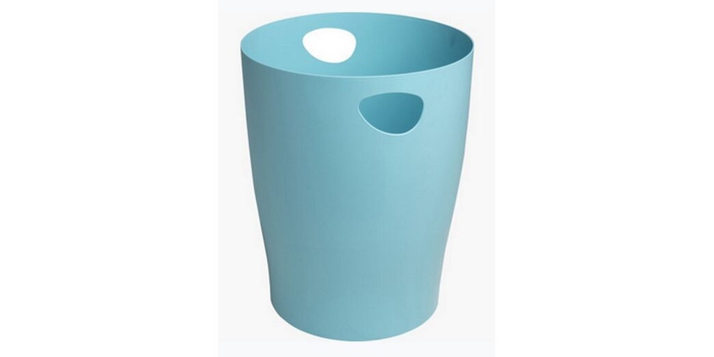 Exacompta Papierkorb Ecobin Skandi 15 L, Frostblau