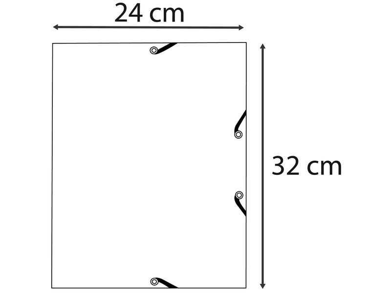 Exacompta Gummibandmappe A4 Skandi Pazifikblau