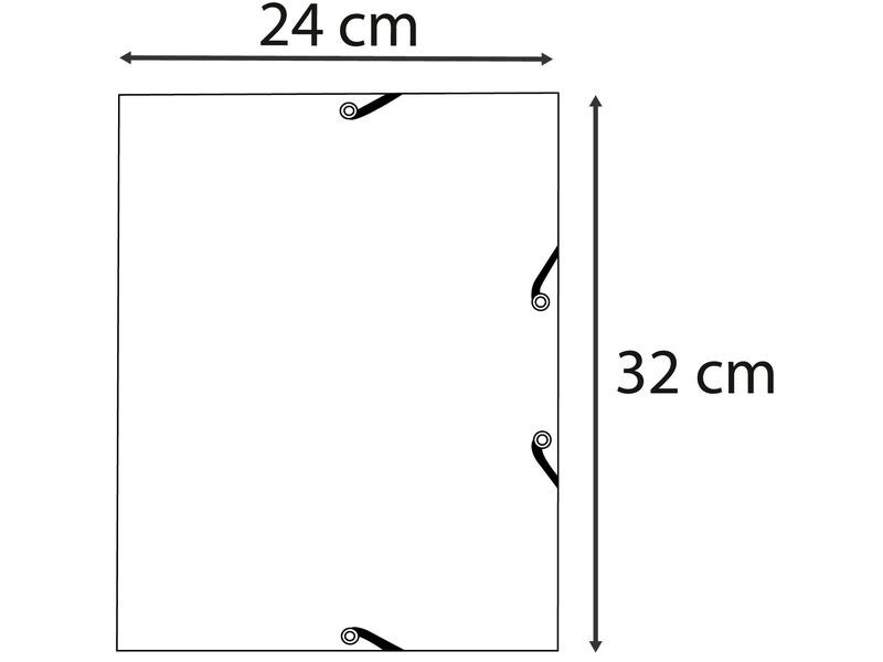 Exacompta Gummibandmappe A4 Skandi Frostblau