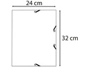 Exacompta Gummibandmappe A4 Skandi Altrosa