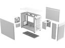 ASUS PC-Gehäuse AP201 MicroATX TG Weiss