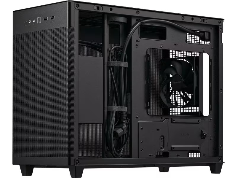 ASUS PC-Gehäuse AP201 MicroATX TG Schwarz