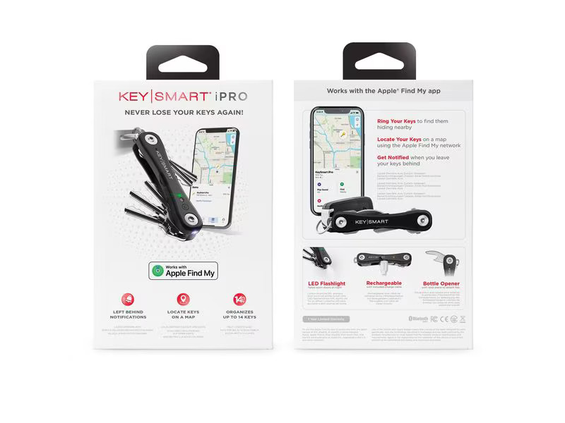 Keysmart Schlüsselhalter iPro, Schwarz