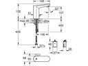 GROHE Waschtisch-Armatur mit Infrarot-Elektronik Get E