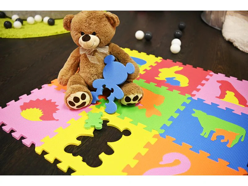 Knorrtoys Puzzlematte Tiere 9-teilig