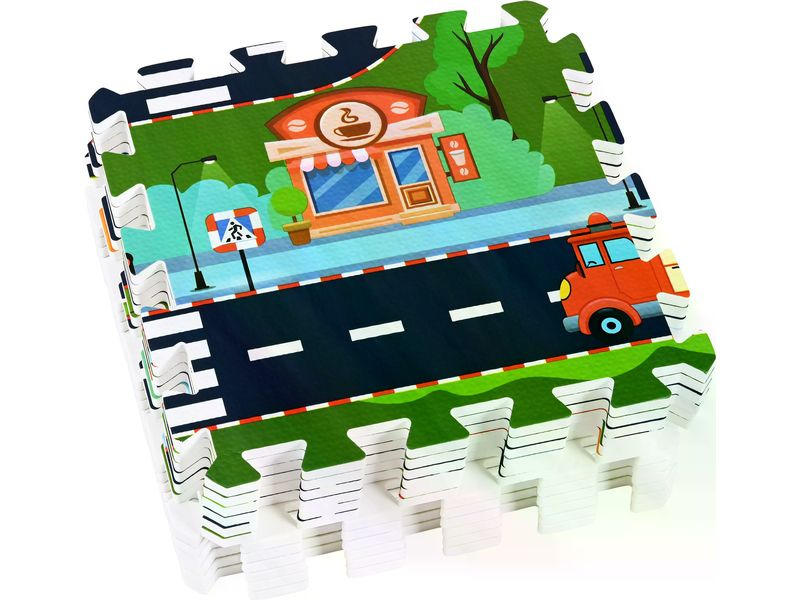 Knorrtoys Puzzlematte Strasse 12-teilig