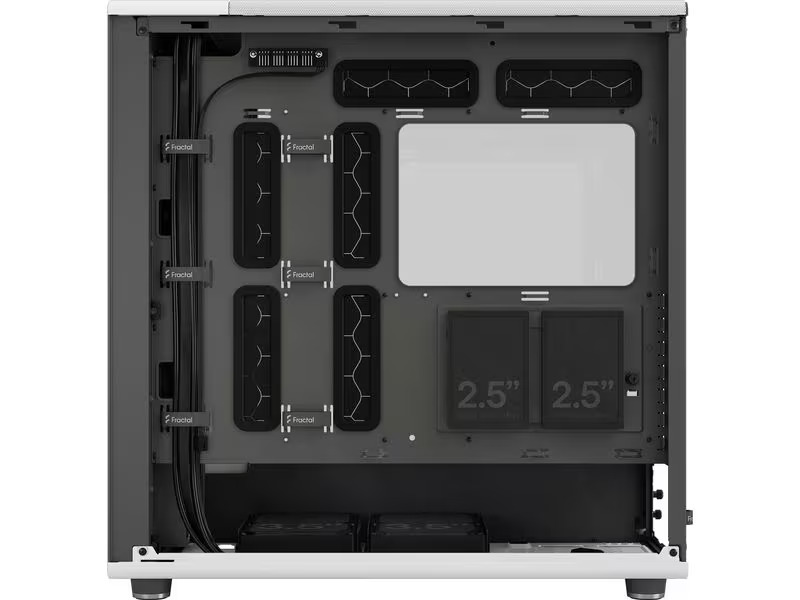 Fractal Design PC-Gehäuse North XL TG Clear Weiss