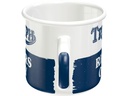 Nostalgic Art Universaltasse Triumph 360 ml, 1 Stück, Dunkelblau/Weiss