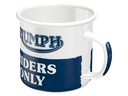 Nostalgic Art Universaltasse Triumph 360 ml, 1 Stück, Dunkelblau/Weiss