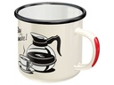 Nostalgic Art Universaltasse Strong Coffee 360 ml, 1 Stück, Rot/Weiss