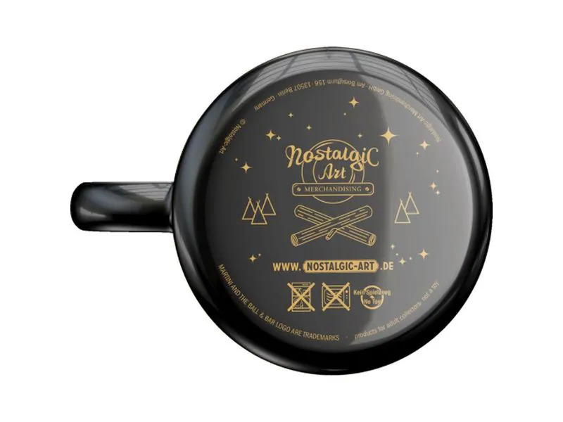 Nostalgic Art Universaltasse Martini Served 360 ml, 1 Stück, Schwarz