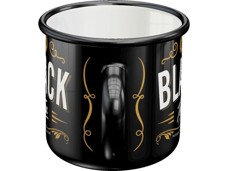 Nostalgic Art Universaltasse Black Tea 360 ml, 1 Stück, Schwarz