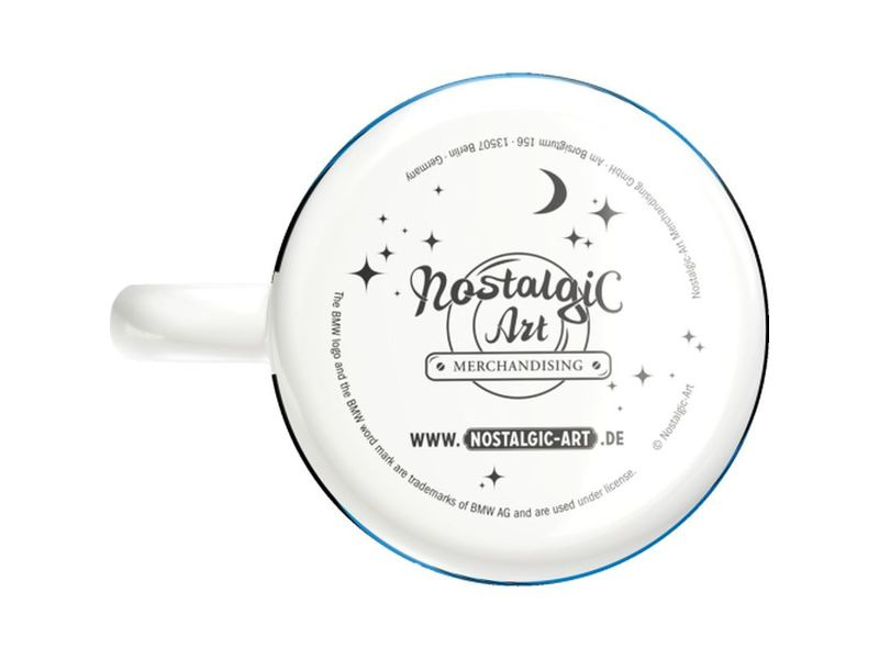Nostalgic Art Universaltasse BMW Garage 360 ml, 1 Stück, Schwarz/Weiss