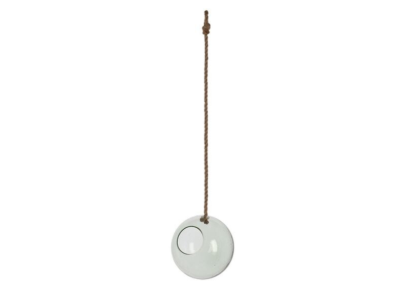 Esschert Design Pflanzenhänger Glaskugel S 15 cm, Transparent