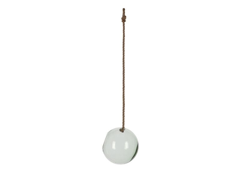 Esschert Design Pflanzenhänger Glaskugel S 15 cm, Transparent