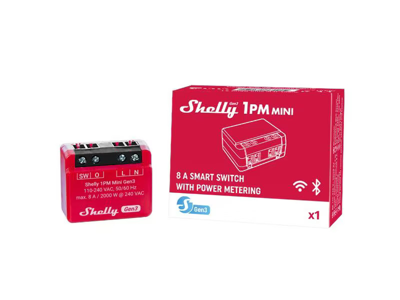 Shelly WLAN-Schaltaktor Mini PM Gen3