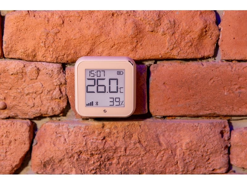 Shelly WLAN-Luftfeuchte- und Temperatursensor H&amp;T Gen3, Mocha