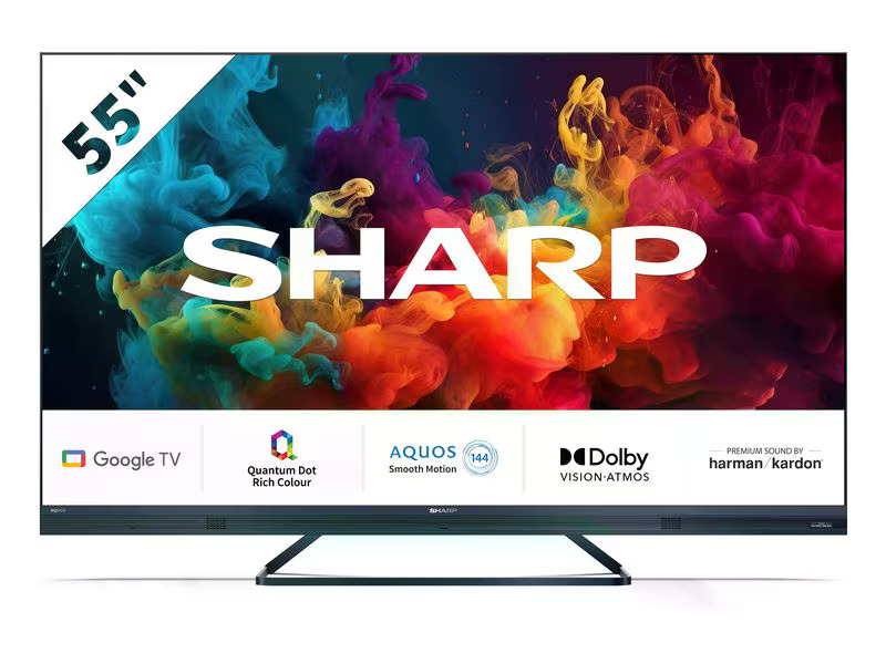 Sharp TV 55FQ5EG 55, 3840 x 2160 (Ultra HD 4K), LED-LCD