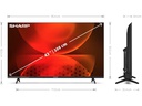 Sharp TV 43FH2EA 43, 1920 x 1080 (Full HD), LED-LCD