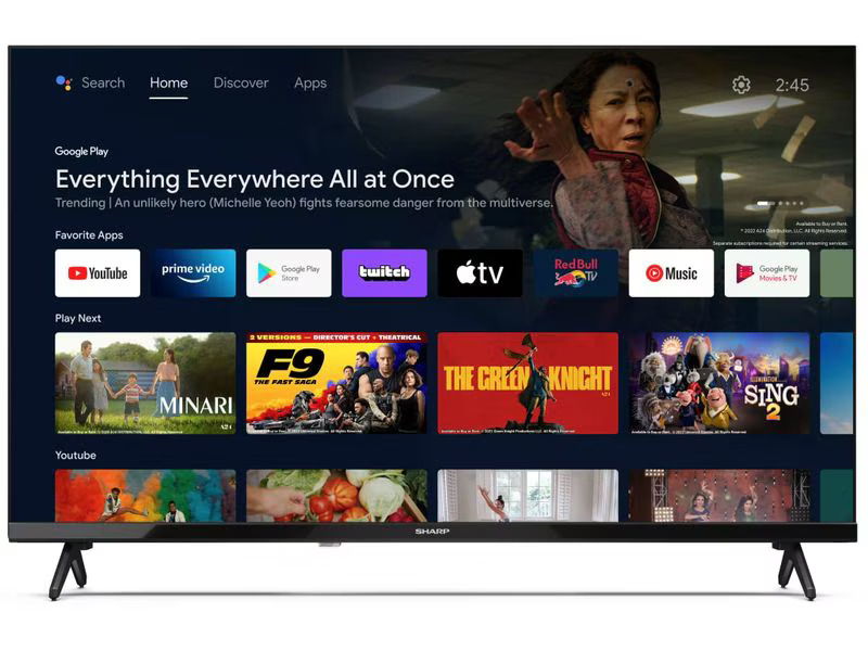 Sharp TV 32FH2EA 32, 1366 x 768 (WXGA), LED-LCD