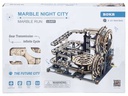 RoboTime Bausatz Murmelbahn Night City mit Kurbelantrieb
