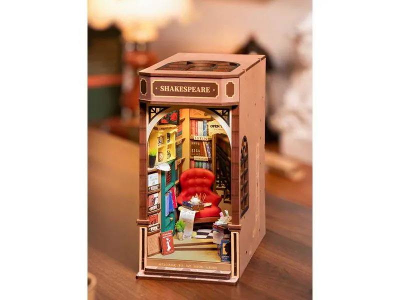 RoboTime Bausatz Book Nook Shakespeare's Bookstore