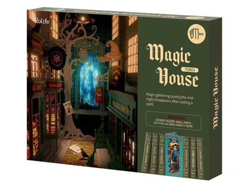 RoboTime Bausatz Book Nook Magic House