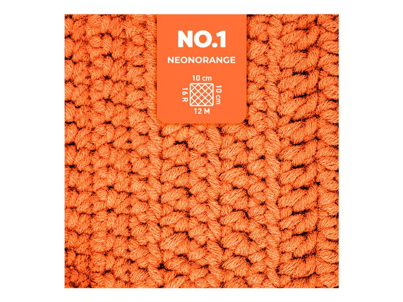 myBoshi Wolle Nr.1 Neonorange 50 g, 55 m