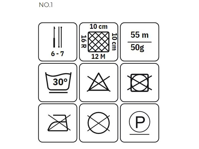 myBoshi Wolle Nr.1 Apfel 50 g, 55 m