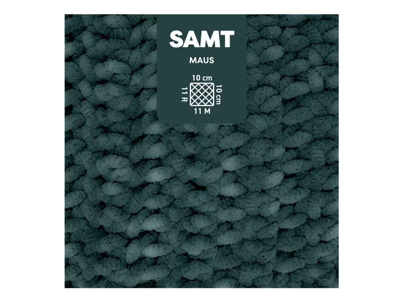 myBoshi Wolle Chenille Samt Maus 100 g, 100 m