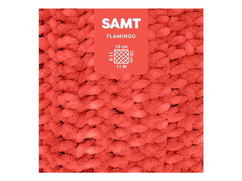 myBoshi Wolle Chenille Samt Flamingo 100 g, 100 m