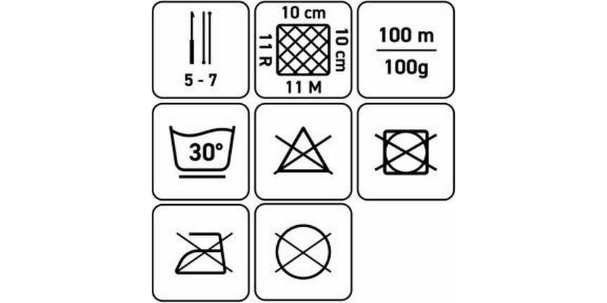 myBoshi Wolle Chenille Samt Ferkel 100 g, 100 m