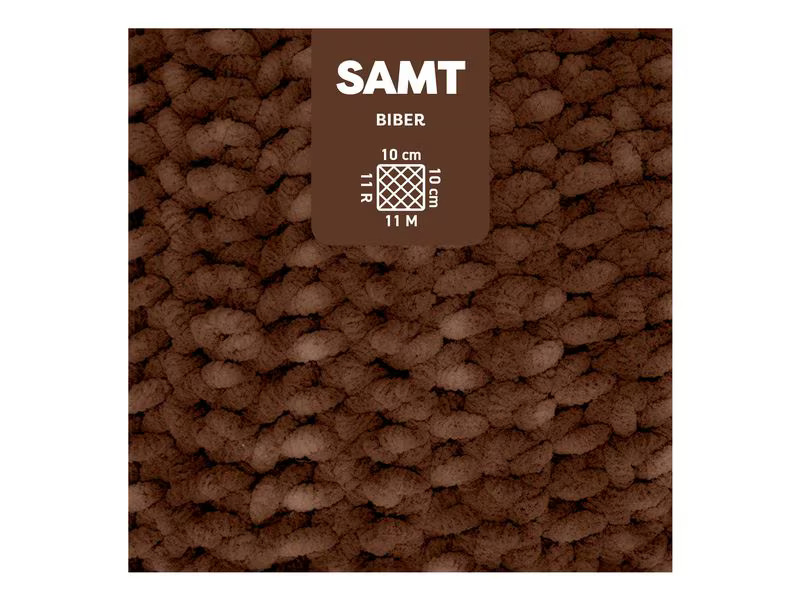 myBoshi Wolle Chenille Samt Biber 100 g, 100 m
