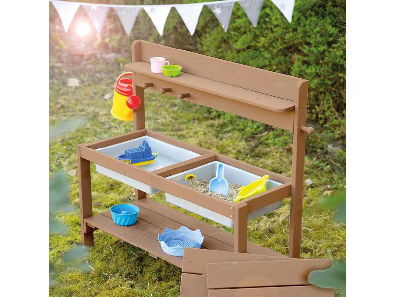 roba Outdoor Gartenküche «Fun» braun