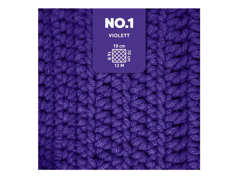 myBoshi Wolle Nr.1 Violett 50 g, 55 m