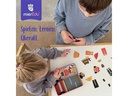 mierEdu Kinderspiel Reise-Magnetspielbox – Feuerwehrmann
