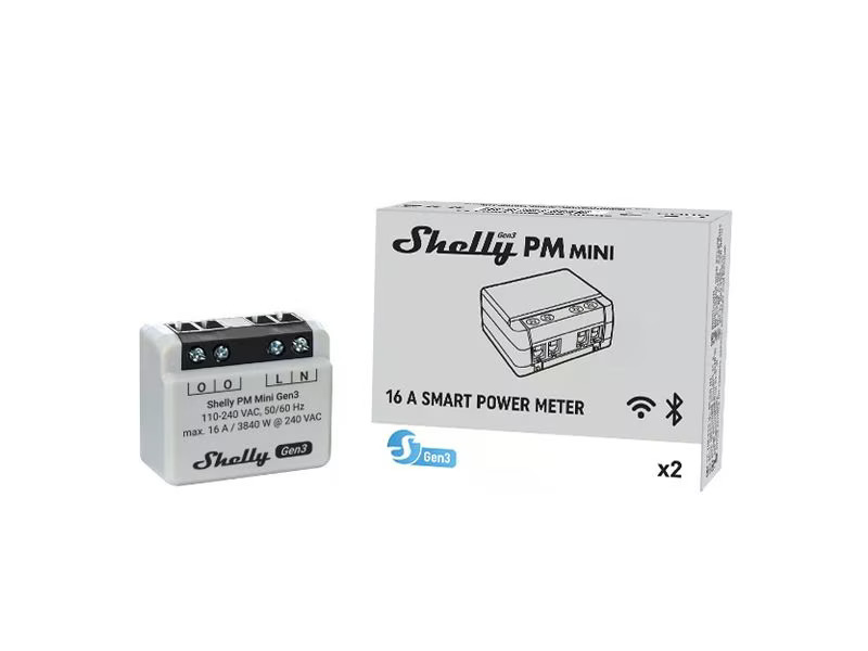 Shelly WLAN-Schaltaktor PM Gen3