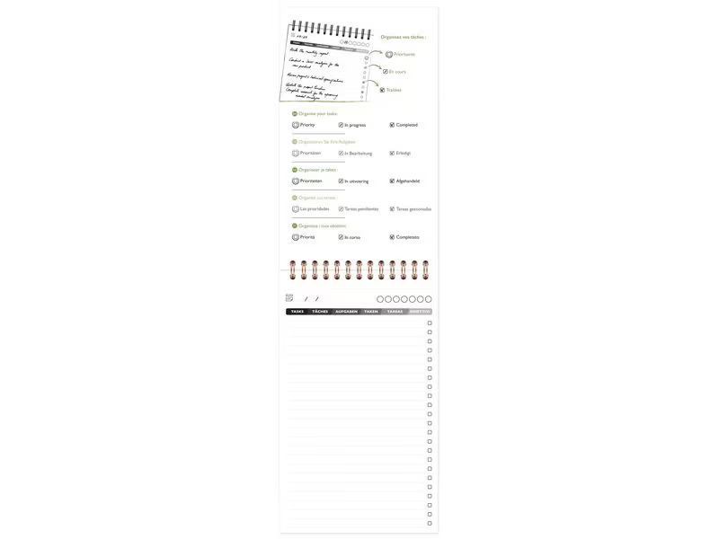 Clairefontaine Taschenplaner AgeBag Tabak