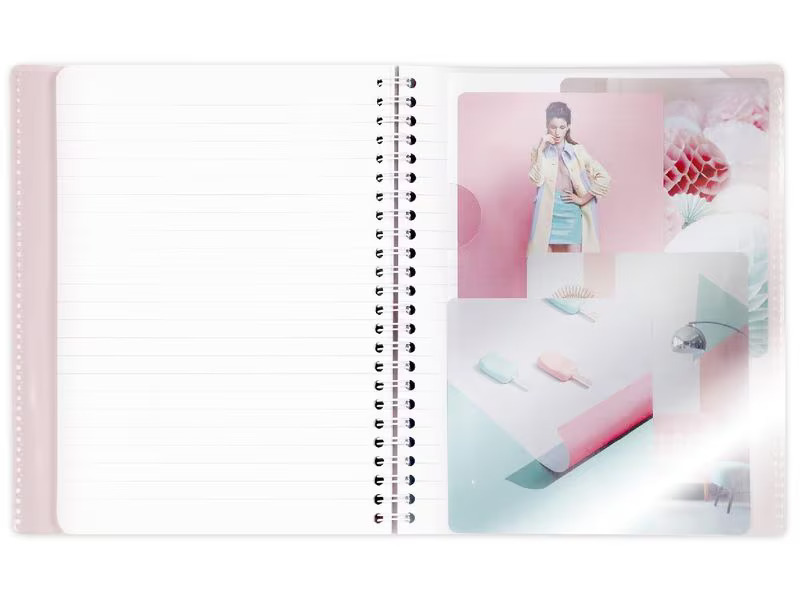 Clairefontaine Notizbuch Blush A5, liniert, Eisblau